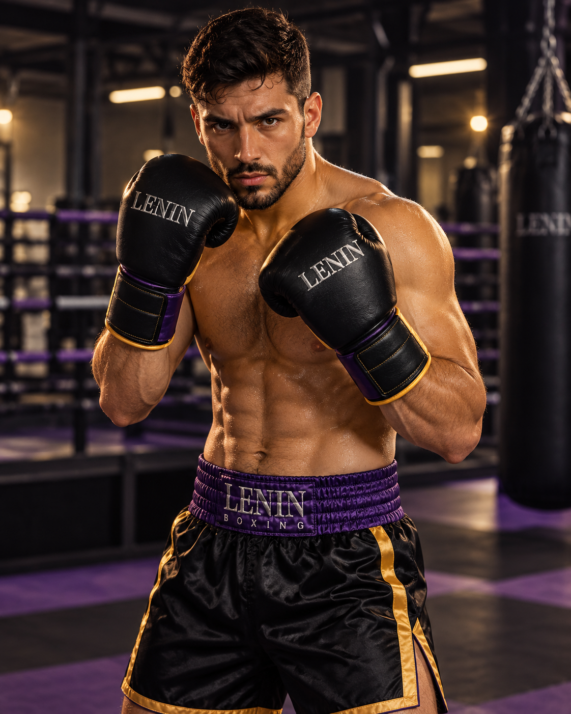 Lenin Boxing Elite Series Purple - Imagen 5